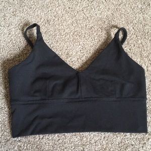 Lululemon size 10 bra black